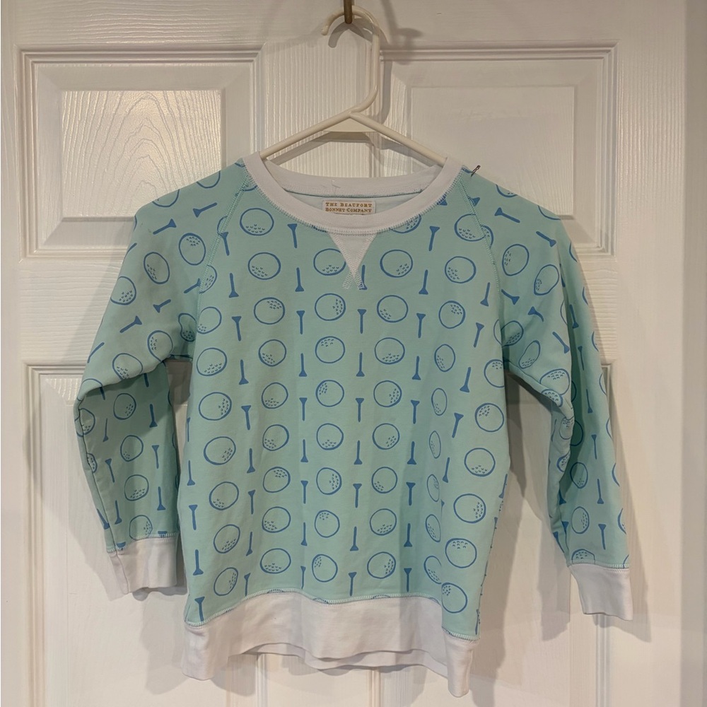 The Beaufort Bonnet Company Cassidy Comfy Crewneck, Golf Pullover Unisex Size 8